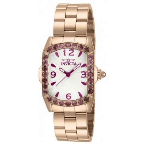 Invicta Lupah Purple Crystal Rose Gold-tone Ladies Watch 14134 watches