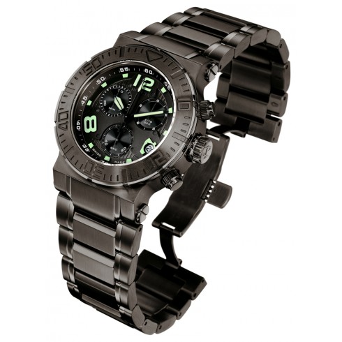 Invicta Men's Reserve Collection Chronograph Gunmetal Ion-Plated Stainless Steel Watch 6761 watches