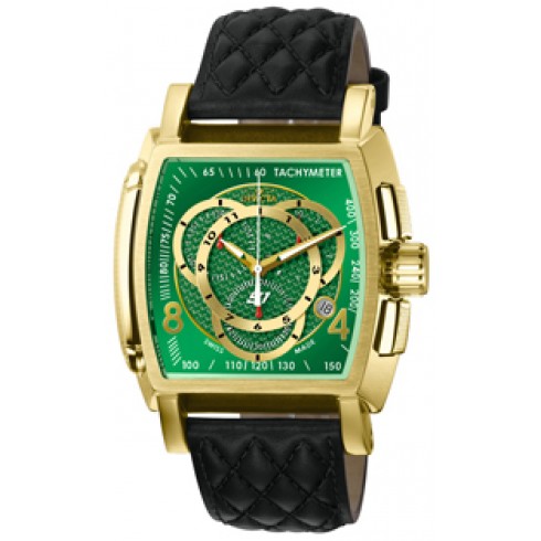 Invicta Men's S1 Rally Chronograph Black Leather Watch 5663 watches