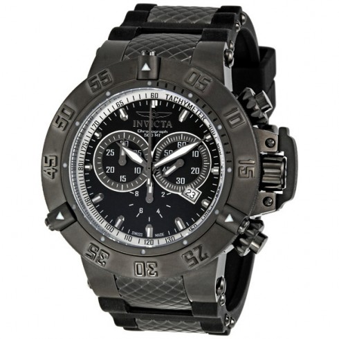 Invicta Men's Subaqua Sport Black Ion-plated Chronograph Watch 5508 watches