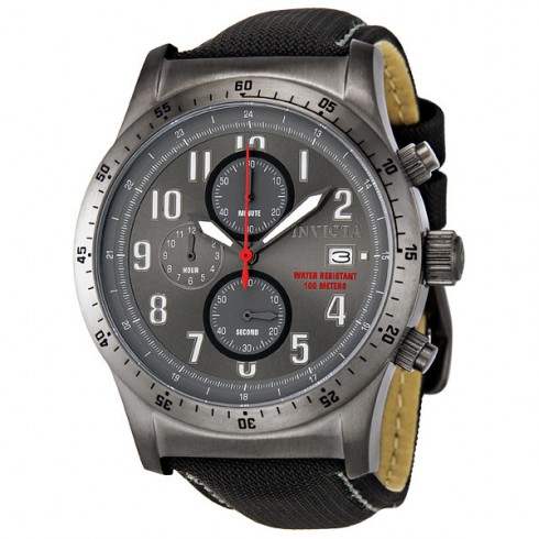 Invicta Military Chronograph Gunmetal Ion-plated Gray Dial Men's Watch 1320 watches