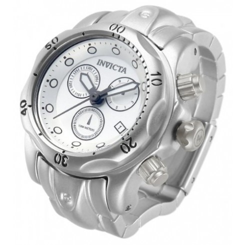 Invicta Miniature Venom Reserve Silver-tone Dial Alloy Band Desk Clock 13808 watches