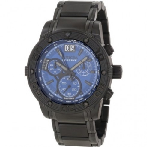 Invicta Ocean Reef Black Steel Chrono Quartz Men's Watch 10594 watches