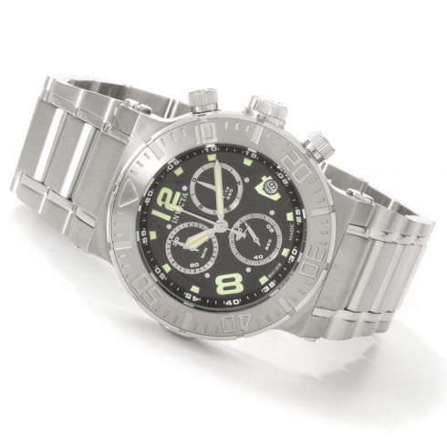 Invicta Ocean Reef Chronograph Black Dial Men's Watch 6145 watches