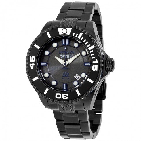 Invicta Pro Diver Automatic Black Dial Black Ion-plated Men's Watch 19808 watches
