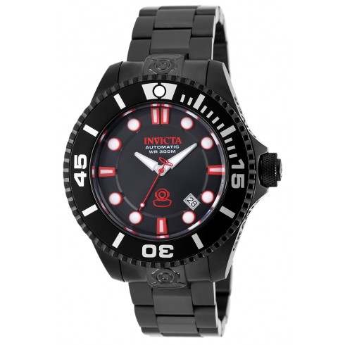 Invicta Pro Diver Automatic Black Dial Black Ion-plated Men's Watch 19809 watches