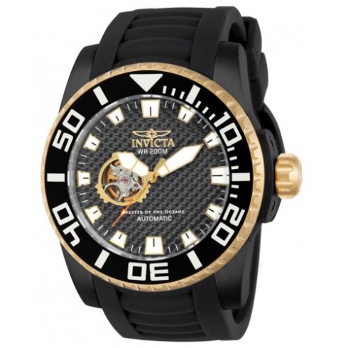 Invicta Pro Diver Automatic Black Dial Black Rubber Men's Watch 14685 watches