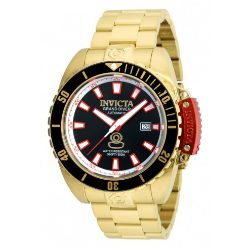Invicta Pro Diver Automatic Black Dial Gold-tone Men's Watch 21379 watches