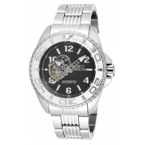 Invicta Pro Diver Automatic Black Dial Stainless Steel Men's Watch 17457 watches