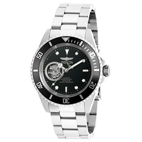 Invicta Pro Diver Automatic Black Dial Stainless Steel Men's Watch 20433 watches