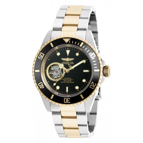 Invicta Pro Diver Automatic Black Dial Two-tone Men's Watch 20438 watches