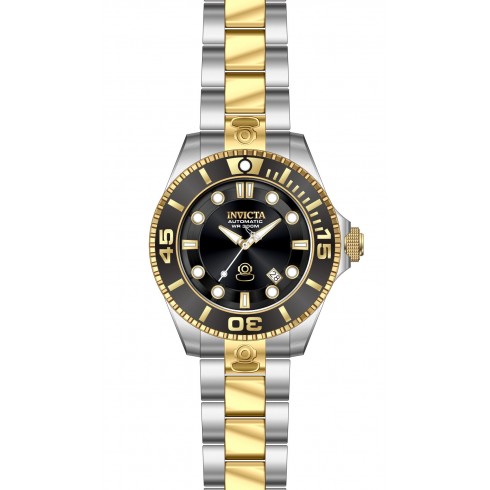Invicta Pro Diver Automatic Black Dial Two-tone Stainless Steel Men's Watch 19803 watches