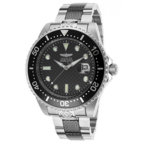 Invicta Pro Diver Automatic Black Dial Two-tone Stainless Steel Men's Watch 20114 watches