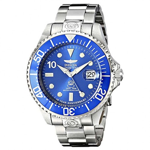 Invicta Pro Diver Automatic Blue Dial Stainless Steel Men's Watch 16857 watches