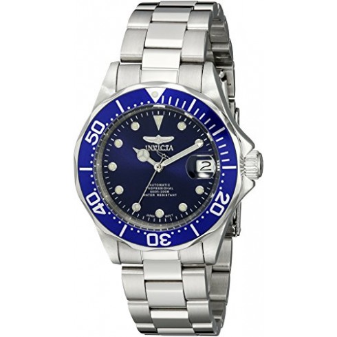 Invicta Pro Diver Automatic Blue Dial Stainless Steel Men's Watch 17040 watches