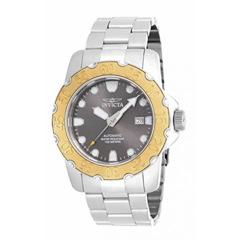 Invicta Pro Diver Automatic Charcoal Dial Stainless Steel Men's Watch 17089 watches