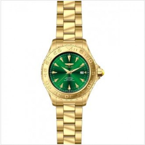 Invicta Pro Diver Automatic Green Dial Gold-Tone Stainless Steel Men's Watch 80258 watches