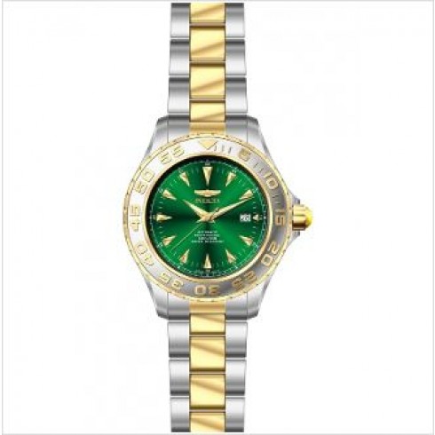 Invicta Pro Diver Automatic Green Dial Two-Tone Stainless Steel Men's Watch 80261 watches