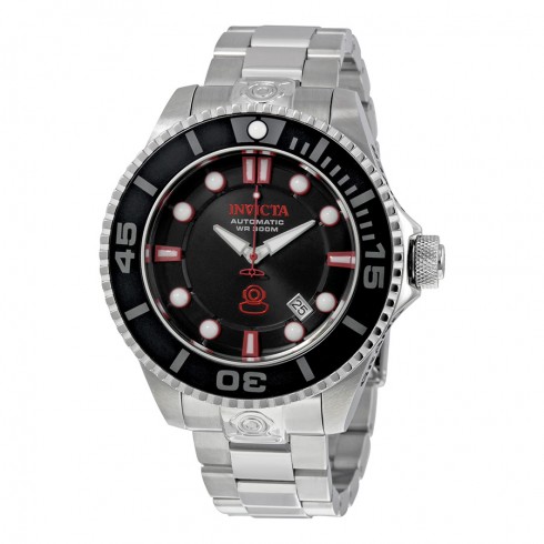 Invicta Pro Diver Automatic Matt Black Dial Stainless Steel Men's Watch 19798 watches