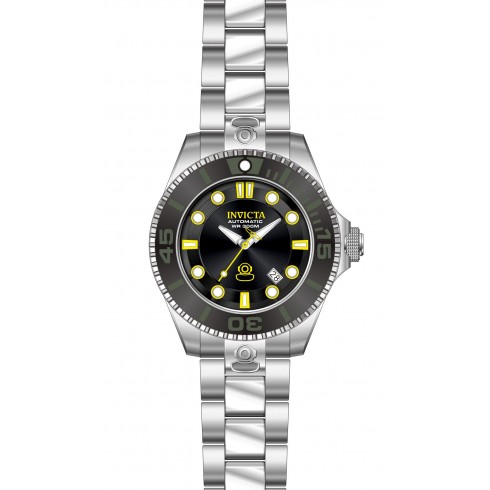 Invicta Pro Diver Automatic Matt Black Dial Stainless Steel Men's Watch 19797 watches