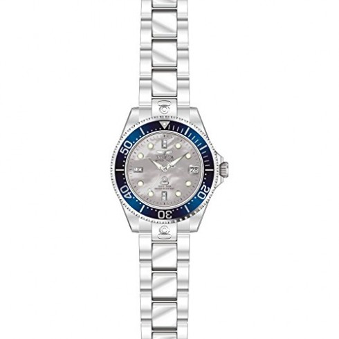 Invicta Pro Diver Automatic Platinum Dial Stainless Steel Ladies Watch 22030 watches