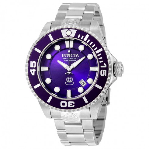 Invicta Pro Diver Automatic Purple Dial Stainless Steel Men's Watch 20175 watches