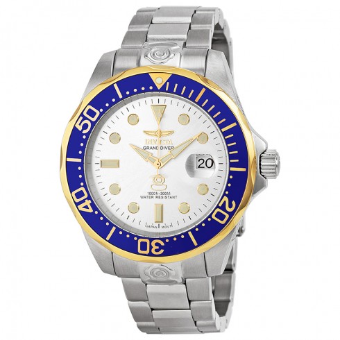Invicta Pro Diver Automatic Silver Dial Stainless Steel Men's Watch 13788 watches