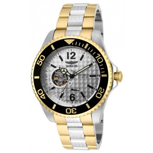 Invicta Pro Diver Automatic Silver Dial Two-tone Men's Watch 15595 watches