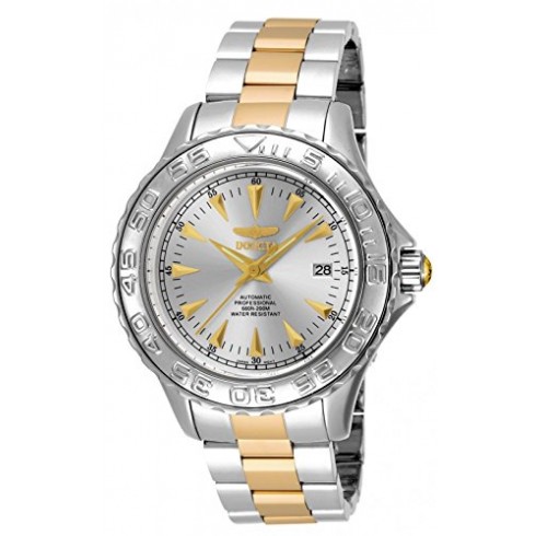 Invicta Pro Diver Automatic Silver Dial Two-tone Men's Watch 17583 watches