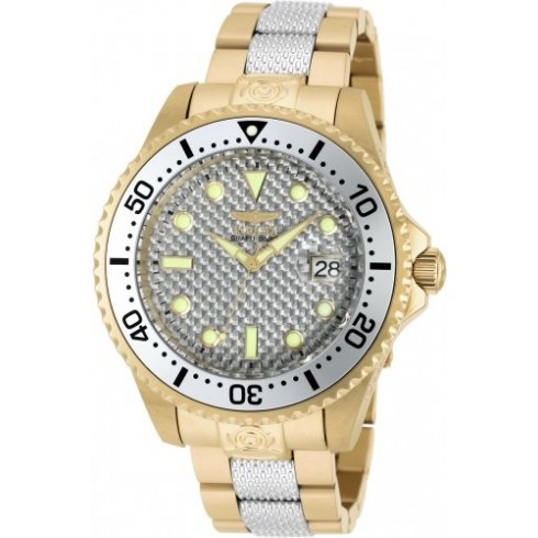 Invicta Pro Diver Automatic Silver Dial Two-tone Men's Watch 20117 watches