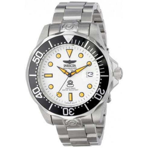 Invicta Pro Diver Automatic White Dial Stainless Steel Men's Watch 10640 watches