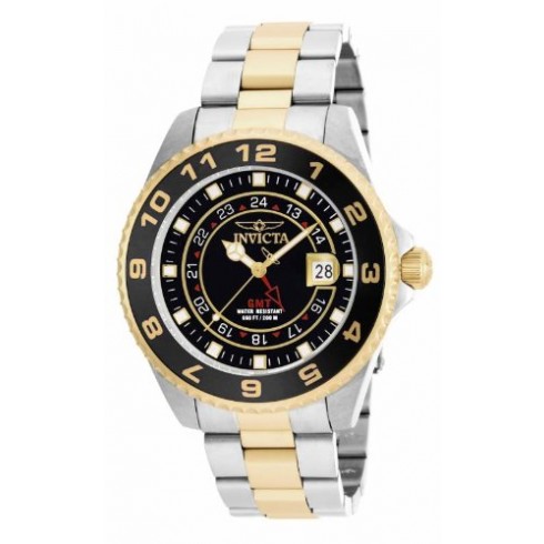 Invicta Pro Diver Black Dial Black Bezel Two-tone Men's Watch 17150 watches