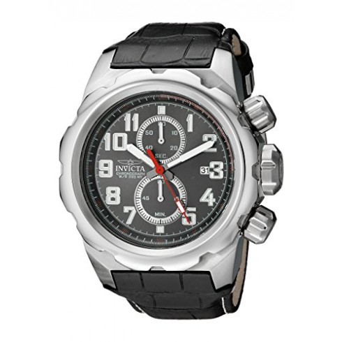 Invicta Pro Diver Black Dial Black Leather Men's Watch 15068 watches