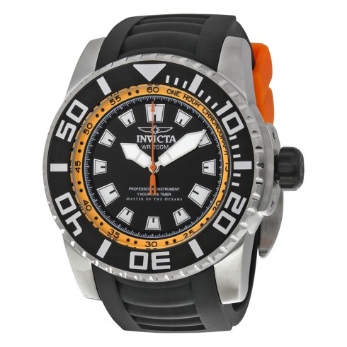 Invicta Pro Diver Black Dial Black Polyurethane Men's Watch 14659 watches