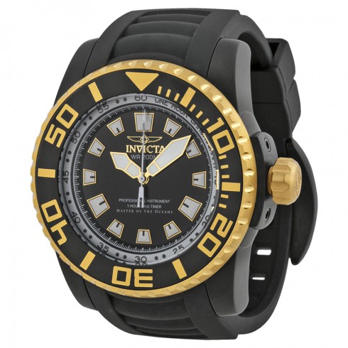 Invicta Pro Diver Black Dial Black Polyurethane Men's Watch 14668 watches