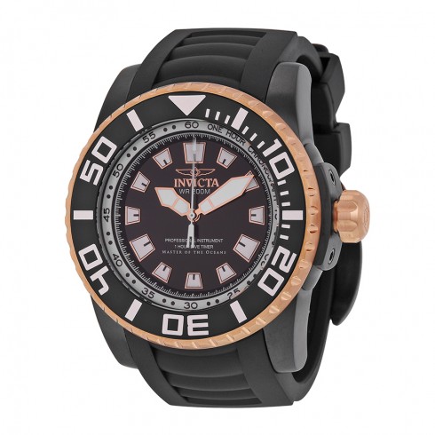Invicta Pro Diver Black Dial Black Polyurethane Men's Watch 14669 watches