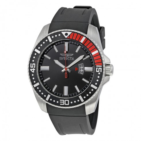 Invicta Pro Diver Black Dial Black Polyurethane Men's Watch 21445 watches