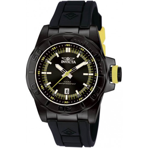 Invicta Pro Diver Black Dial Black Polyurethane Men's Watch 12165 watches