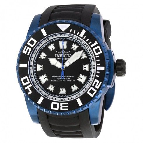 Invicta Pro Diver Black Dial Black Rubber Men's Watch 14667 watches