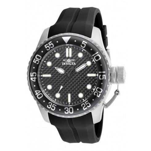 Invicta Pro Diver Black Dial Black Silicone Men's Sports Watch 17510 watches