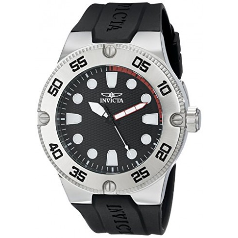 Invicta Pro Diver Black Dial Black Silicone Men's Watch 17916 watches