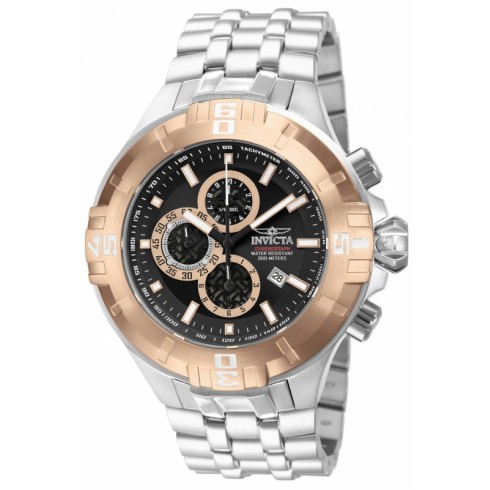 Invicta Pro Diver Black Dial Chronograph Stainless Steel Men's Watch 12354 watches