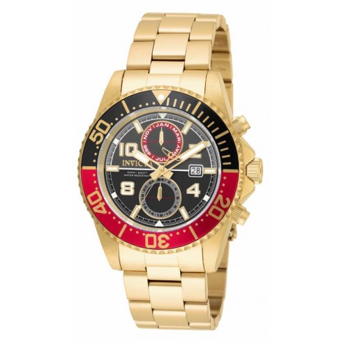 Invicta Pro Diver Black Dial Gold-plated Men's Watch 18518 watches