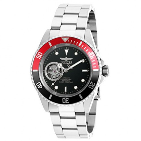 Invicta Pro Diver Automatic Black Dial Men's Stainless Steel Watch 20435 watches