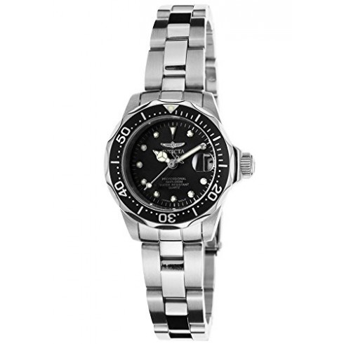 Invicta Pro Diver Black Dial Stainless Steel Ladies Watch 17032 watches