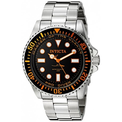 Invicta Pro Diver Black Dial Stainless Steel Men's Stainless Steel Watch 20120 watches