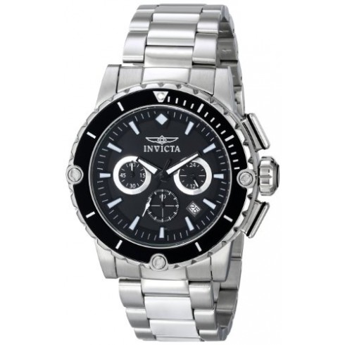 Invicta Pro Diver Black Dial Stainless Steel Men's Watch 15398 watches