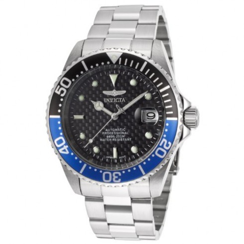 Invicta Pro Diver Black Dial Stainless Steel Men's Watch 15584 watches
