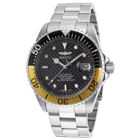Invicta Pro Diver Black Dial Stainless Steel Men's Watch 15587 watches