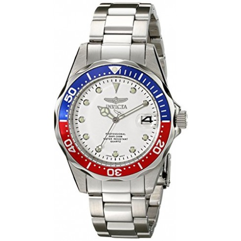 Invicta Pro Diver Black Dial Stainless Steel Men's Watch 17047 watches